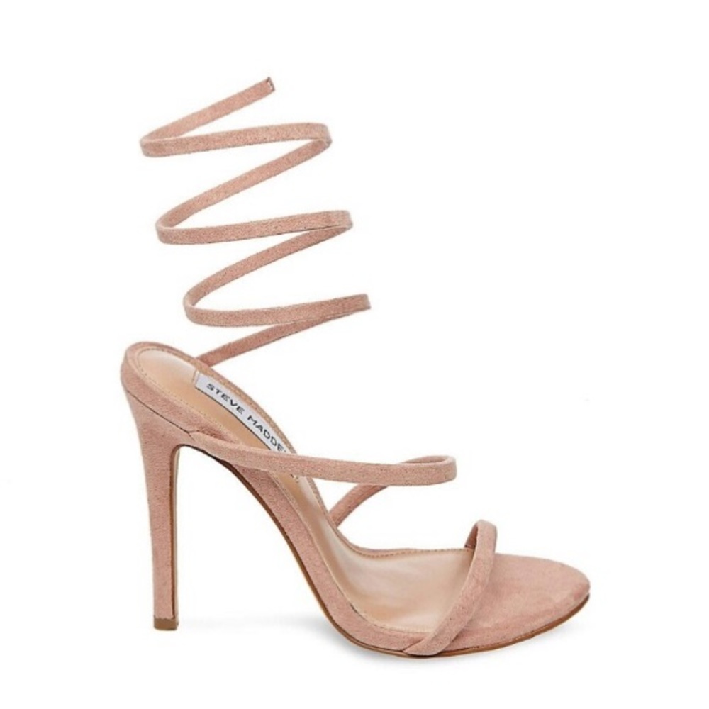 Steve Madden Tiffany Natural Blush Heels NIB - Picture 4 of 8